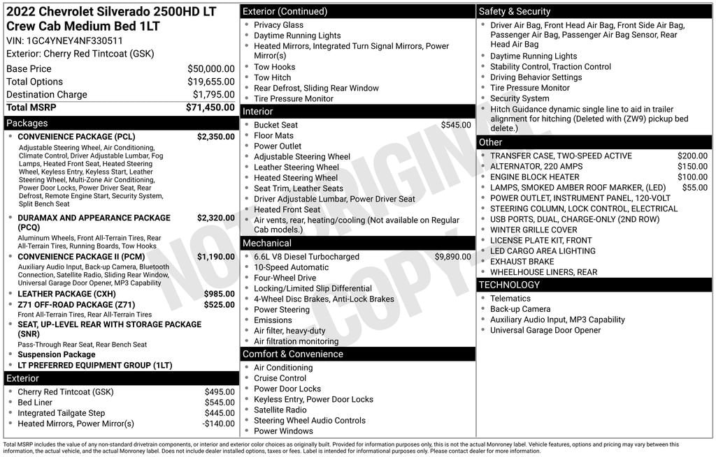 2022 Chevrolet Silverado HD LT 4WD Crew Cab Standard Box's photo