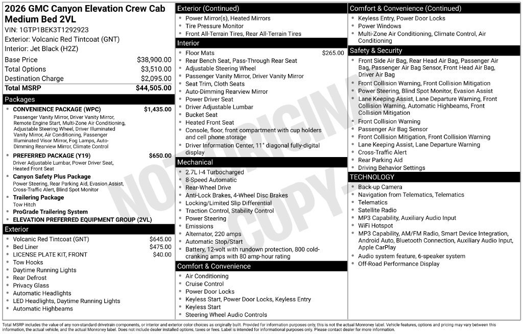 2026 GMC Canyon Elevation - Photo 38