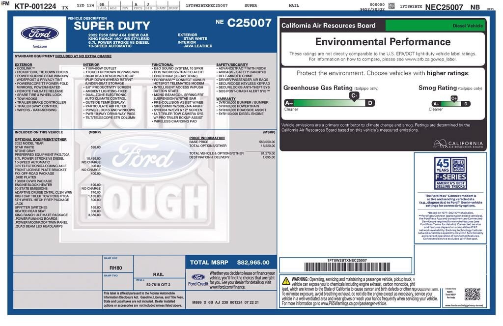 Used 2022 Ford F-250 King Ranch Truck