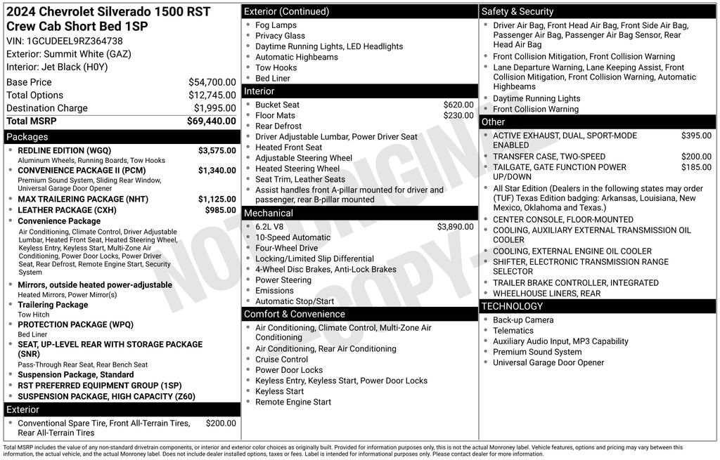 2024 Chevrolet Silverado 1500 RST 4X4 Crew Cab Short Box's photo