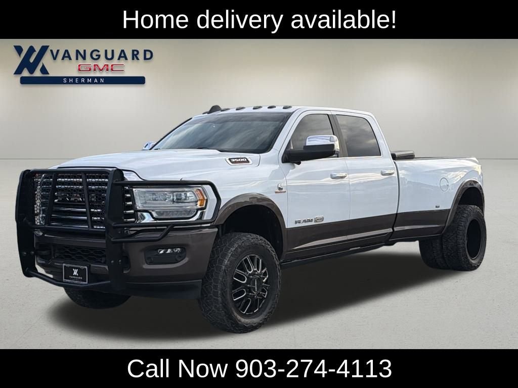 Used 2021 Ram 3500 Limited Longhorn Crew Cab 4x4 8 Box Truck