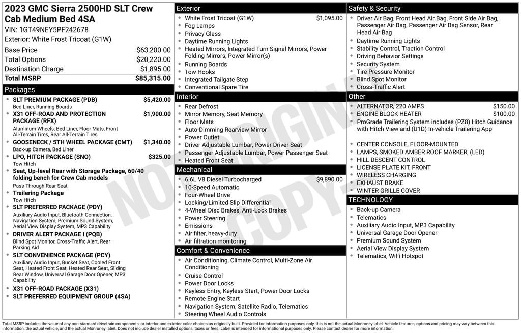 2023 GMC Sierra 4WD Crew Cab Standard Box SLT's photo