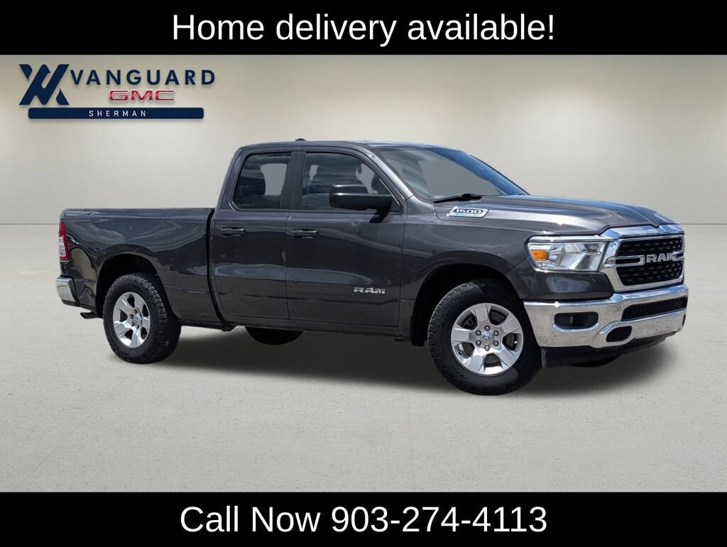 Used 2022 Ram 1500 Big Horn Quad Cab 4x2 64 Box Truck