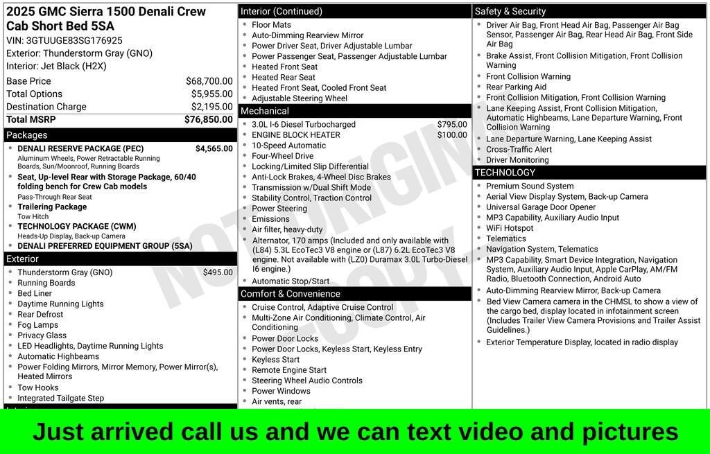 Used 2025 GMC Sierra 1500 Denali Truck