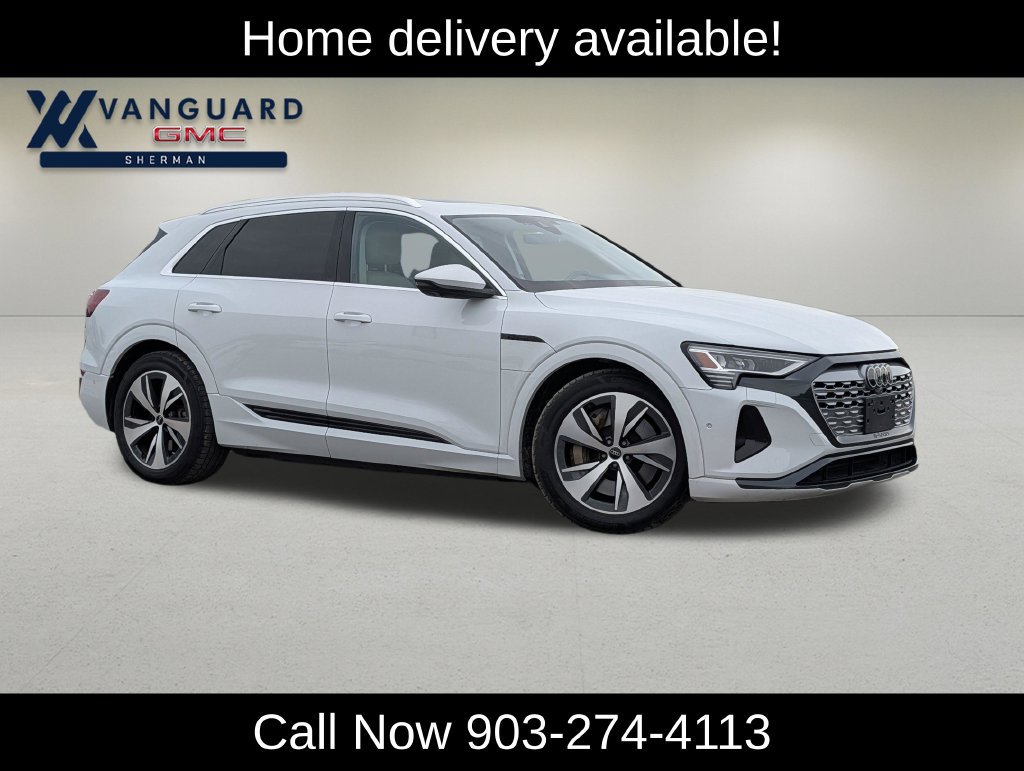 Used 2024 Audi Q8 e-tron Premium Plus with VIN WA15AAGE5RB019178 for sale in Sherman, TX