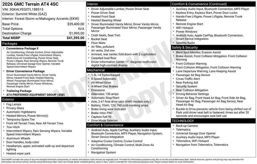 2026 GMC Terrain AT4 - Photo 38