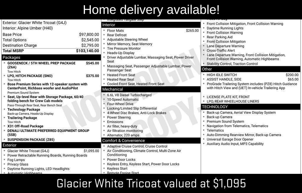 New 2026 GMC Sierra 3500 HD Denali Ultimate DRW Truck
