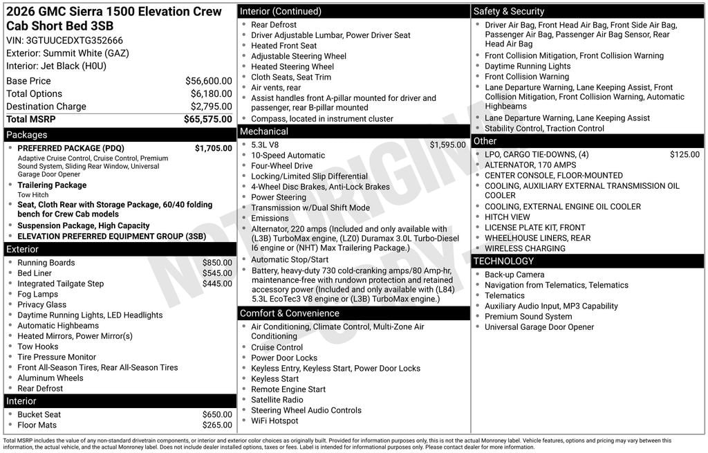 2026 GMC Sierra 1500 Elevation - Photo 41