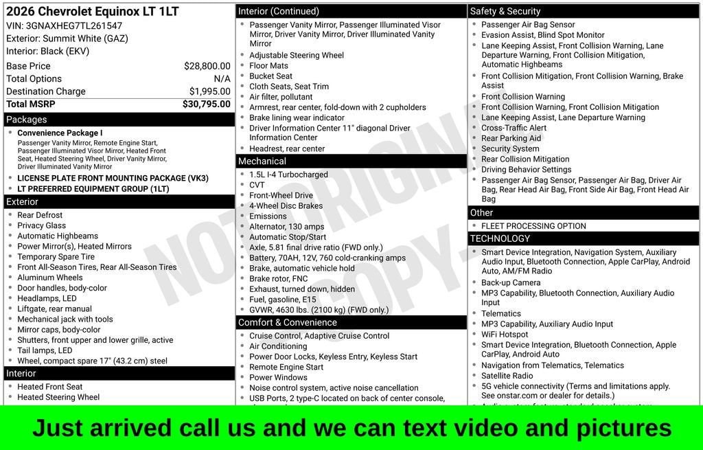 Used 2026 Chevrolet Equinox LT SUV