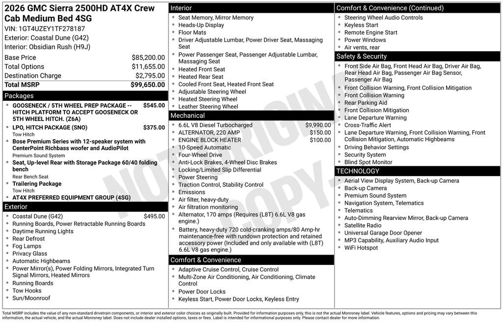 2026 GMC Sierra 2500HD AT4X - Photo 28