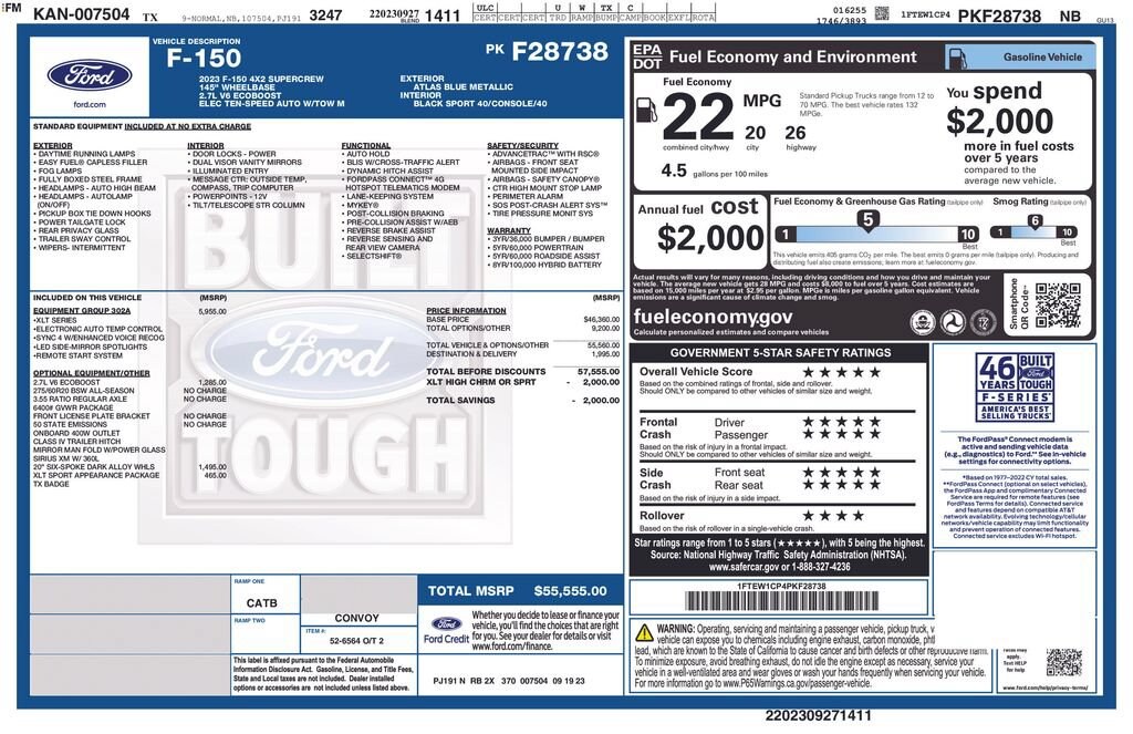 Used 2023 Ford F-150 XLT Truck
