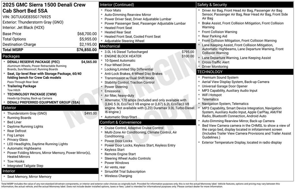 Used 2025 GMC Sierra 1500 Denali Truck