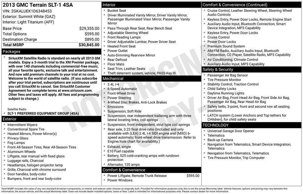 2013 GMC Terrain FWD SLT-1's photo