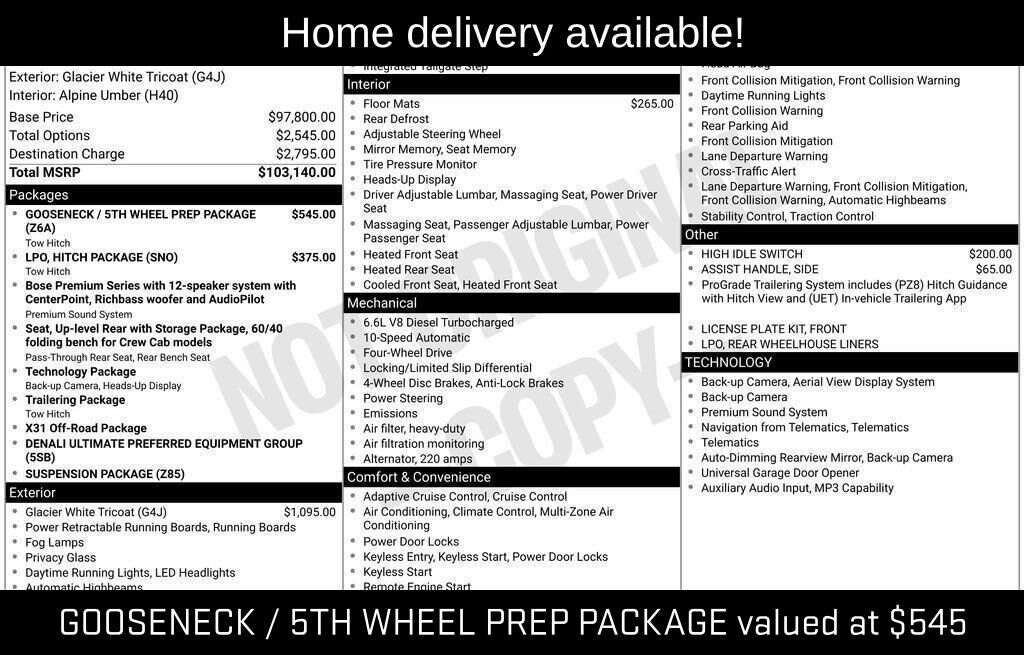 New 2026 GMC Sierra 3500 HD Denali Ultimate DRW Truck