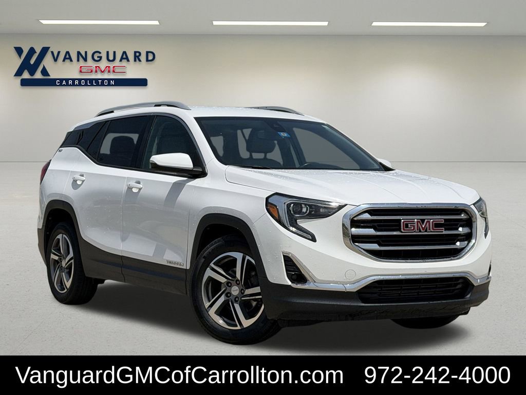 Used 2021 GMC Terrain SLT with VIN 3GKALPEV8ML332533 for sale in Carrollton, TX