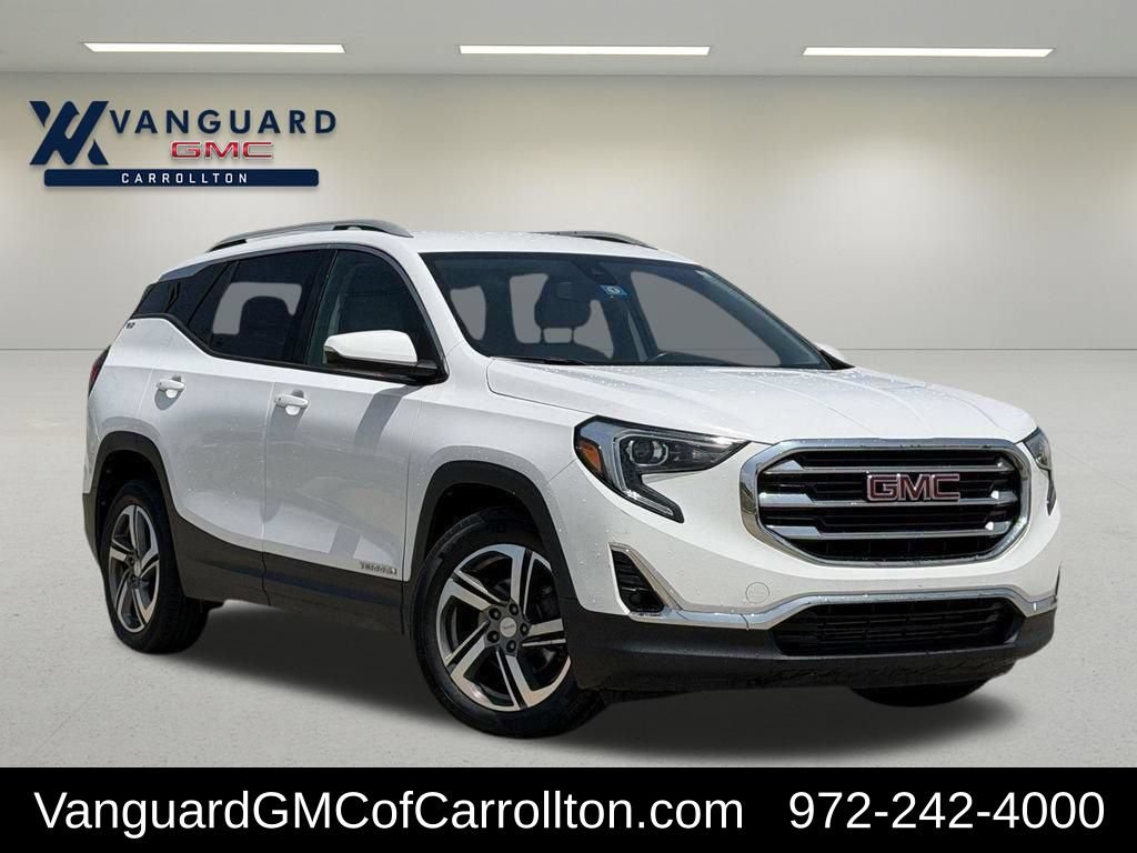 Used 2021 GMC Terrain SLT with VIN 3GKALPEV8ML332533 for sale in Carrollton, TX