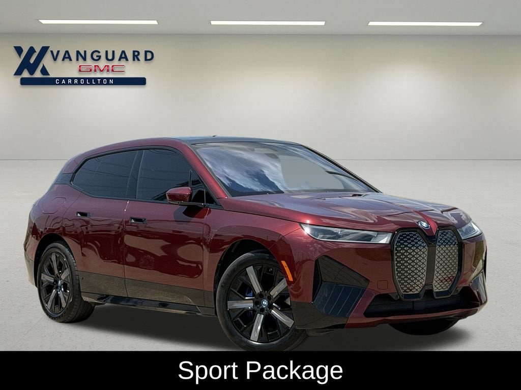 Used 2025 BMW iX 50 with VIN WB523CF0XSCT27883 for sale in Carrollton, TX