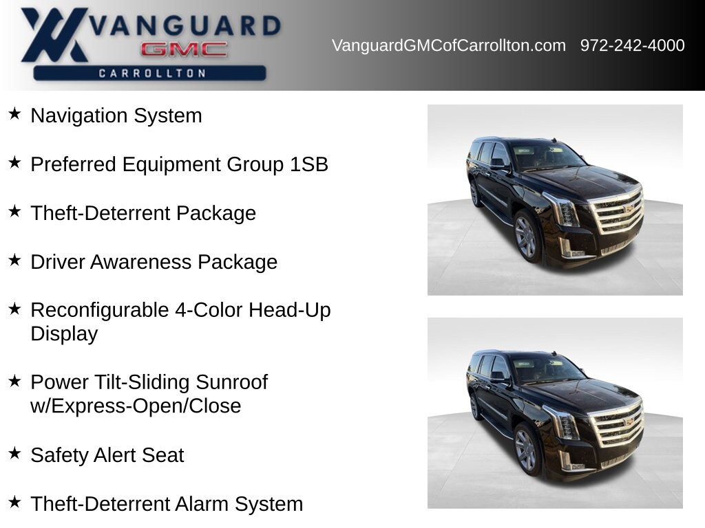 Used 2019 CADILLAC Escalade Luxury SUV