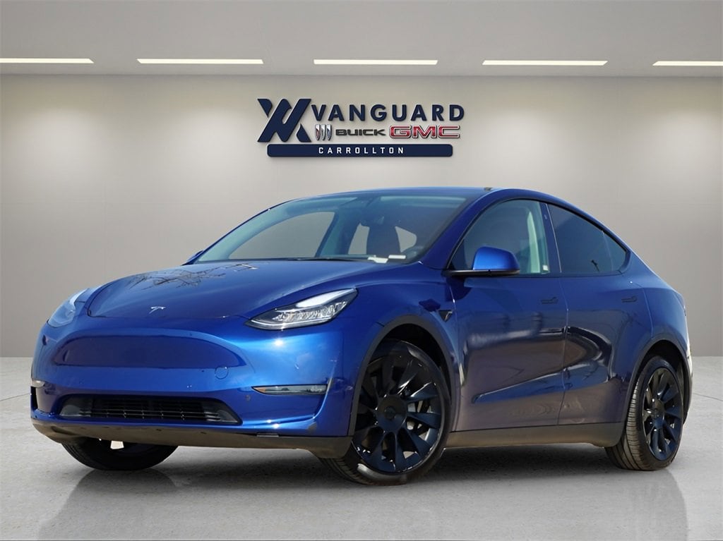 Used 2022 Tesla Model Y Long Range with VIN 7SAYGDEE3NF480136 for sale in Carrollton, TX