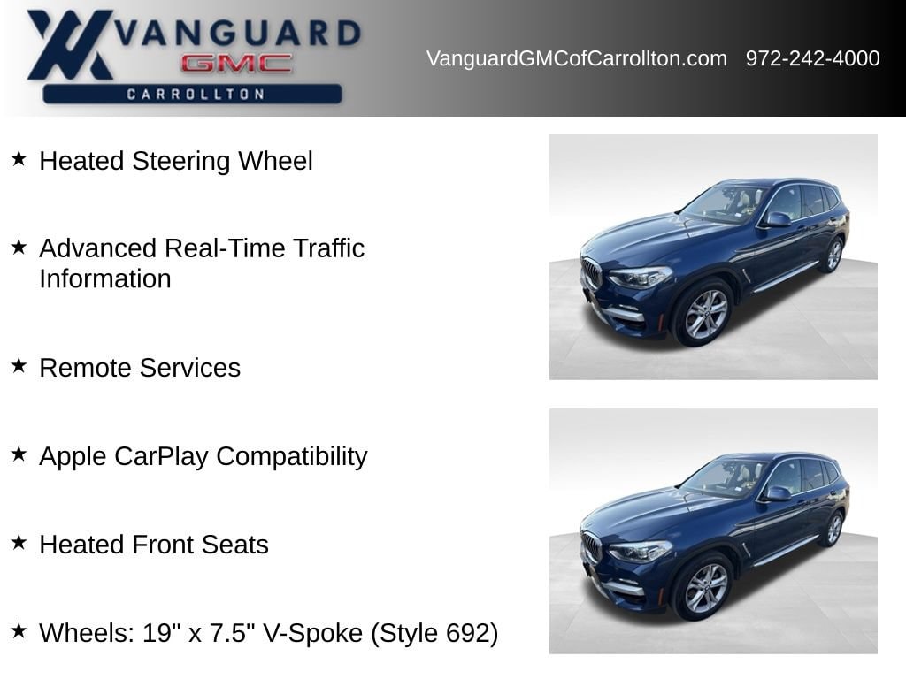 Used 2019 BMW X3 sDrive30i SUV
