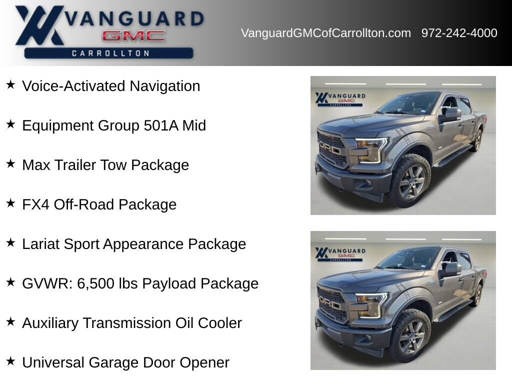 Used 2017 Ford F-150 Lariat Truck