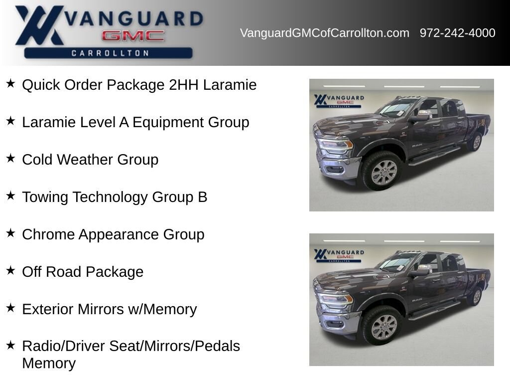 Used 2021 Ram 2500 Laramie Mega Cab 4x4 64 Box Truck