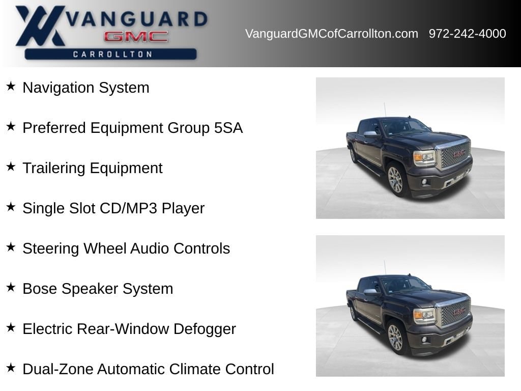 Used 2015 GMC Sierra 1500 Denali Truck