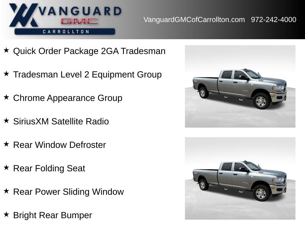 Used 2021 Ram 2500 Tradesman Crew Cab 4x4 8 Box Truck