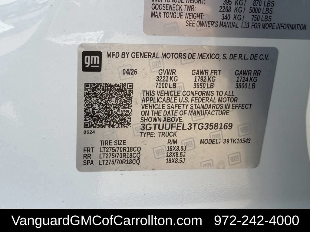 2026 GMC Sierra 1500 AT4X - Photo 24
