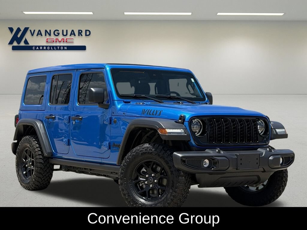 Used 2024 Jeep Wrangler 4-Door Willys 4x4 SUV