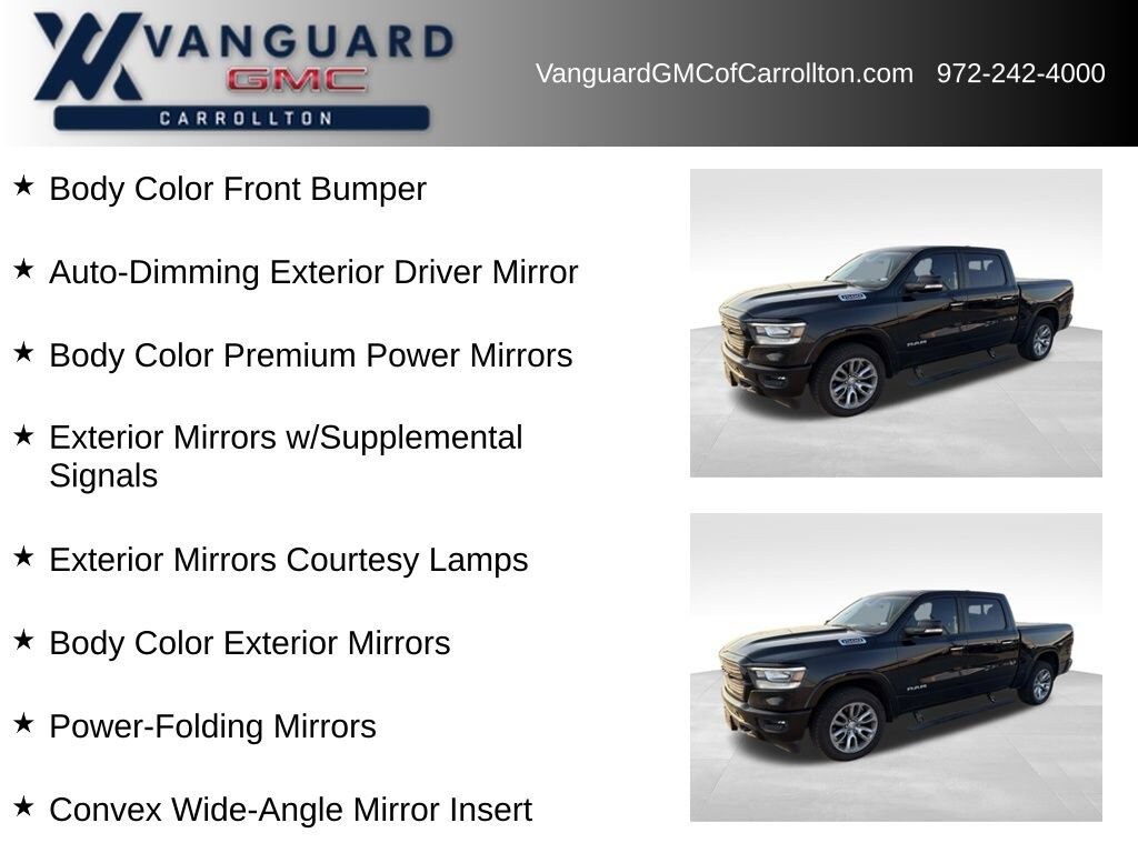Used 2022 Ram 1500 Laramie Crew Cab 4x2 57 Box Truck