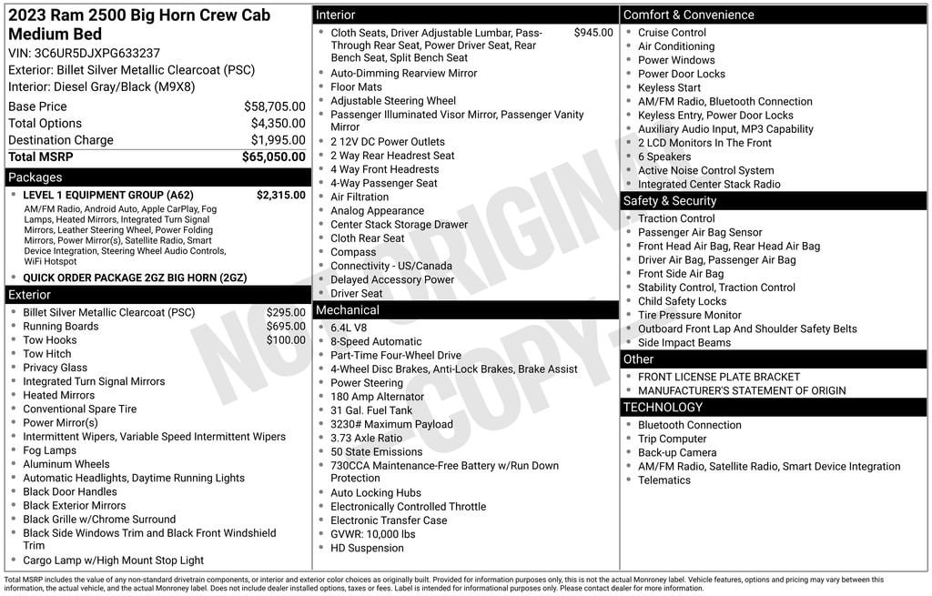 Used 2023 Ram 2500 Big Horn