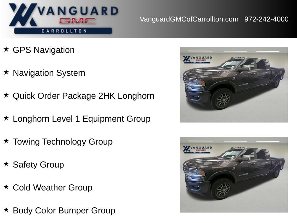 Used 2022 Ram 3500 Limited Longhorn Mega Cab 4x4 64 Box Truck