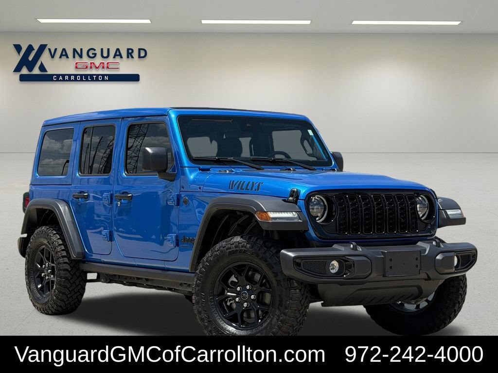 Used 2024 Jeep Wrangler 4-Door Willys 4x4 SUV
