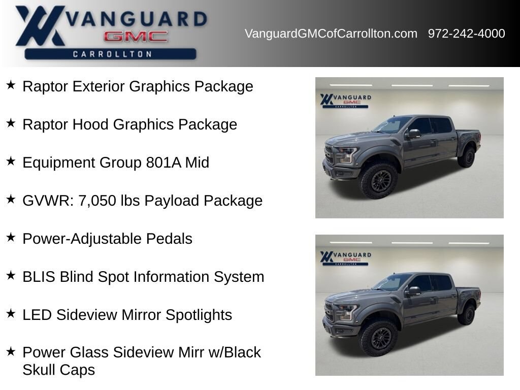 Used 2020 Ford F-150 Raptor Truck