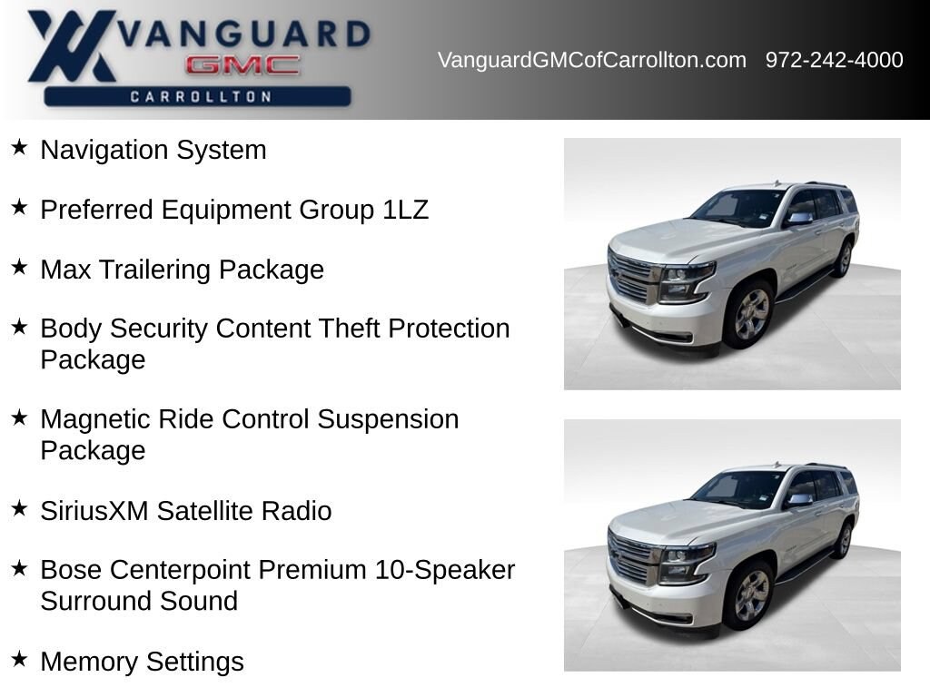 Used 2016 Chevrolet Tahoe LTZ SUV