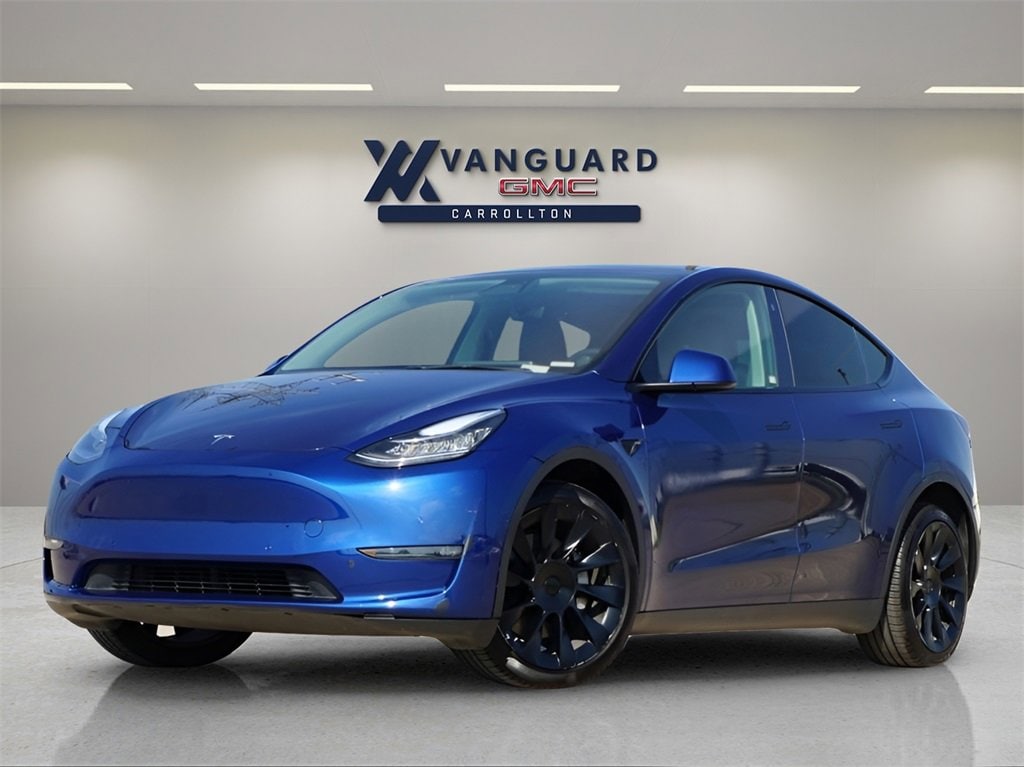 Used 2022 Tesla Model Y Long Range with VIN 7SAYGDEE3NF480136 for sale in Sherman, TX