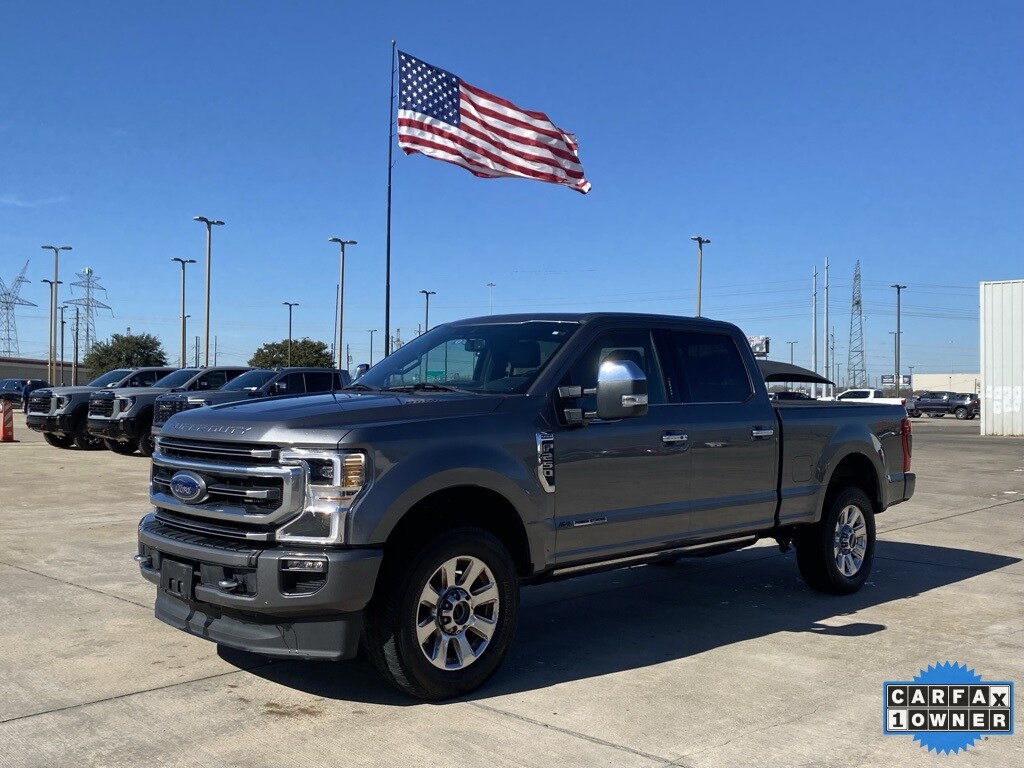 Used 2022 Ford F-250 Super Duty Platinum with VIN 1FT8W2BTXNEC44348 for sale in Austin, TX