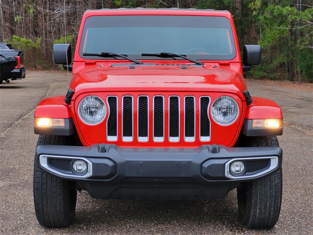Used 2020 Jeep Wrangler Unlimited Sahara with VIN 1C4HJXEN5LW278813 for sale in Austin, TX