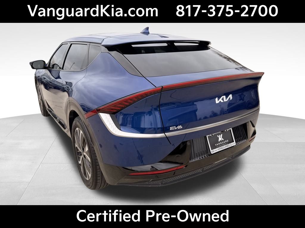 Certified 2023 Kia EV6 Wind with VIN KNDC34LA1P5128566 for sale in Arlington, TX