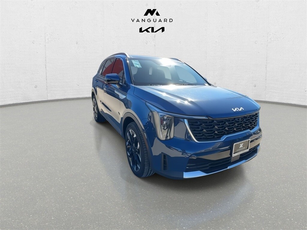 Certified 2025 Kia Sorento SX with VIN 5XYRK4JF3SG312449 for sale in Arlington, TX