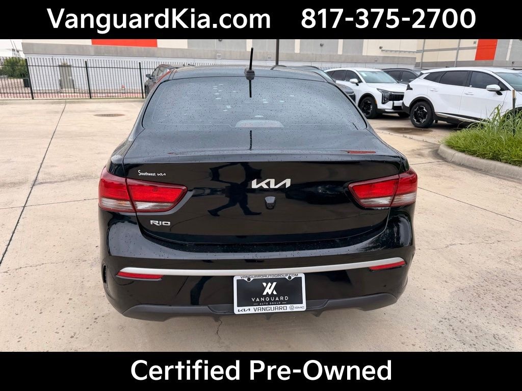 Certified 2023 Kia Rio S Sedan
