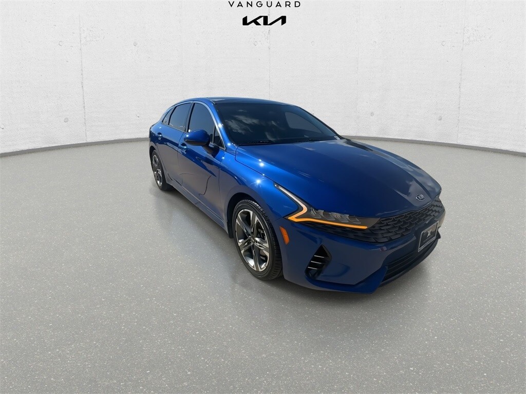 Used 2021 Kia K5 EX with VIN 5XXG34J20MG035901 for sale in Arlington, TX