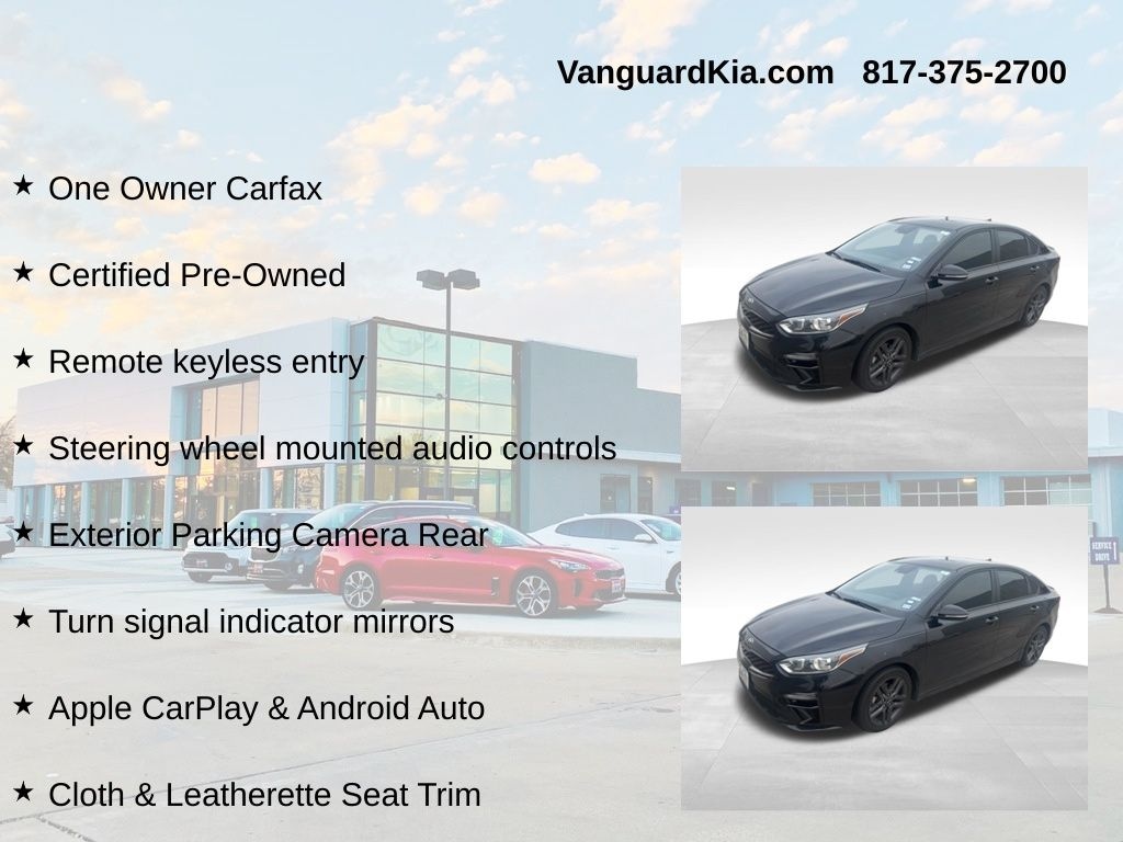 Certified 2020 Kia Forte GT-Line Sedan