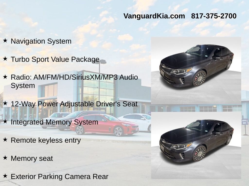 Used 2017 Kia Optima SX Turbo Sedan