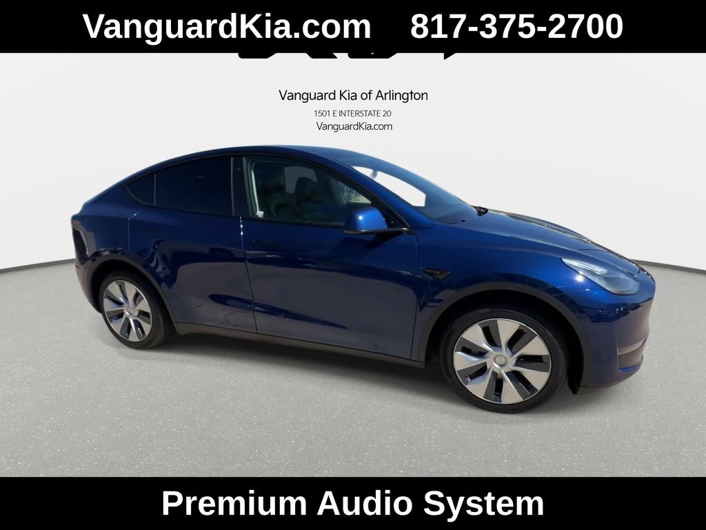 Used 2021 Tesla Model Y Long Range with VIN 5YJYGDEE8MF265377 for sale in Arlington, TX