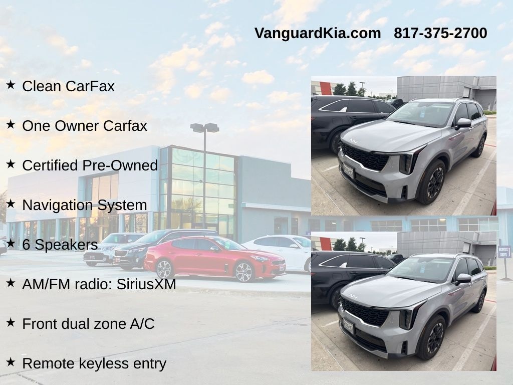 Certified 2025 Kia Sorento S SUV