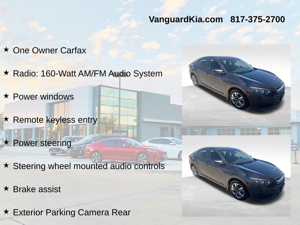 Used 2017 Honda Civic LX Sedan