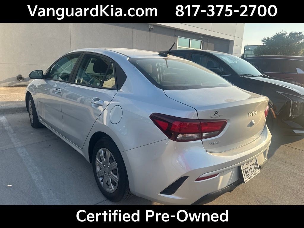 Certified 2022 Kia Rio LX Sedan