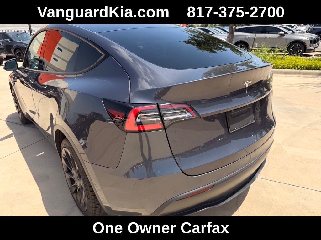 Used 2021 Tesla Model Y Long Range with VIN 5YJYGDEE2MF185427 for sale in Arlington, TX